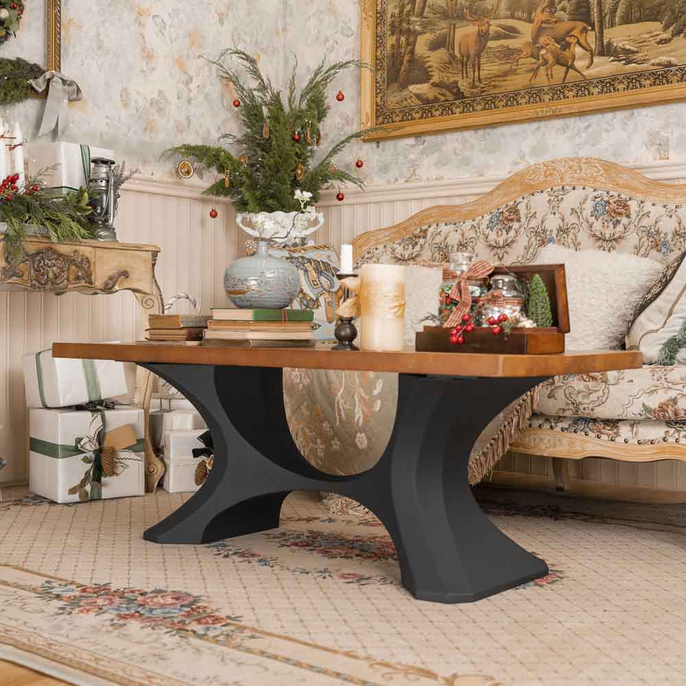 Coffee Table Base 208 Haru 16" H Handmade Furniture with Contemporary Style