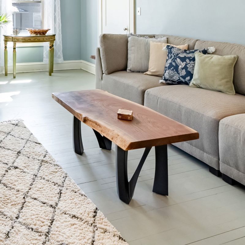 Bench Legs 104 Norah 16" H Mid-Century Modern Style