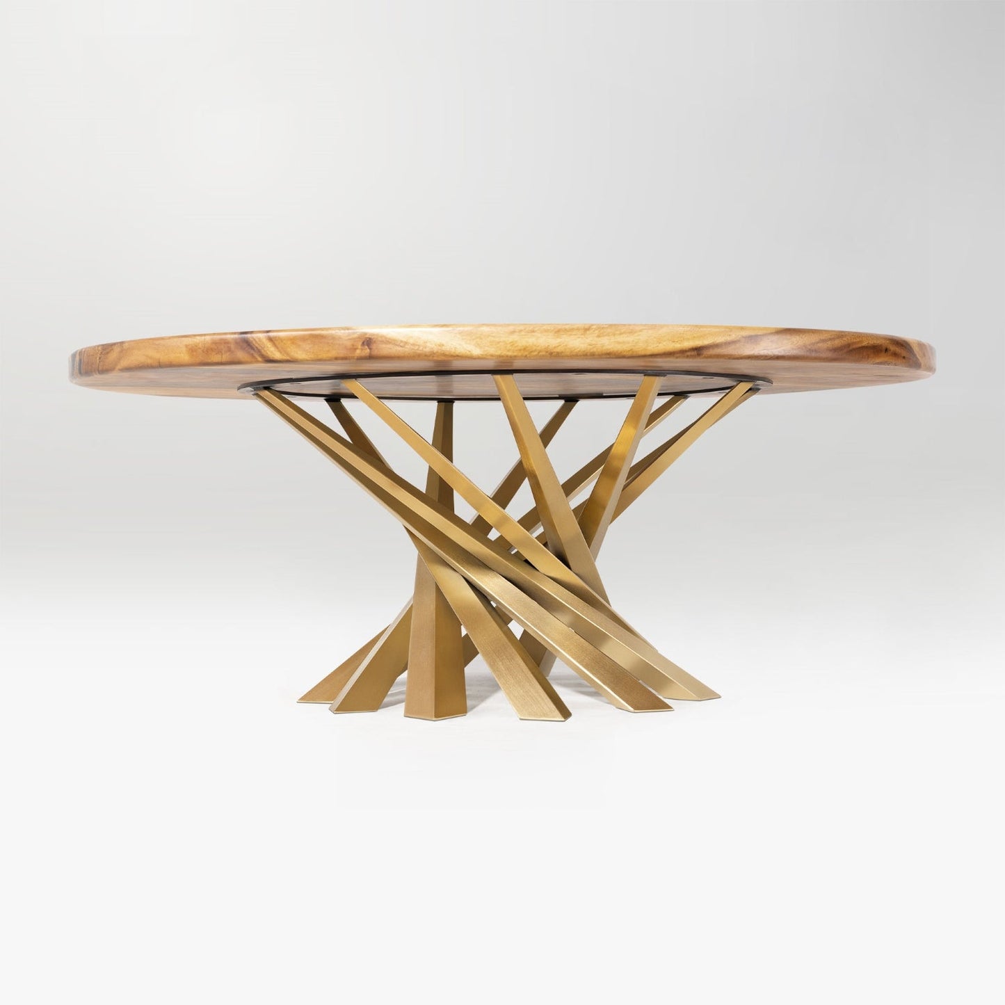 Coffee Table Base 226 Gold & Silver 16.5" H Handcrafted DIY Project