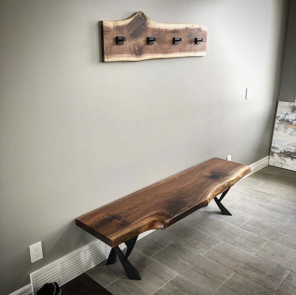 Bench Legs 107 Draco 16.5" H Modern Metal DIY Furniture