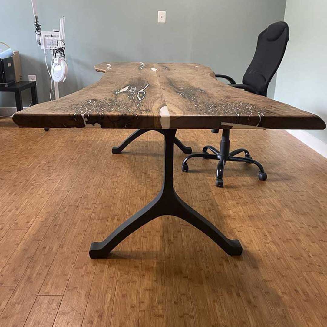 Furniture Legs 401 Wishbone 28.3" H Modern Metal Dining Table Legs