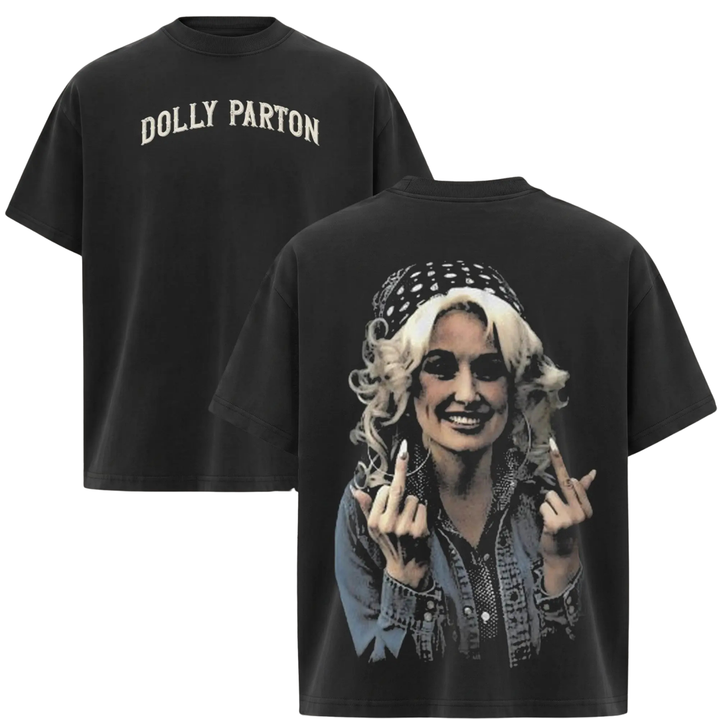 Vintage Dolly Parton Graphic Tee - 80s Country Music Queen Merch Shirt