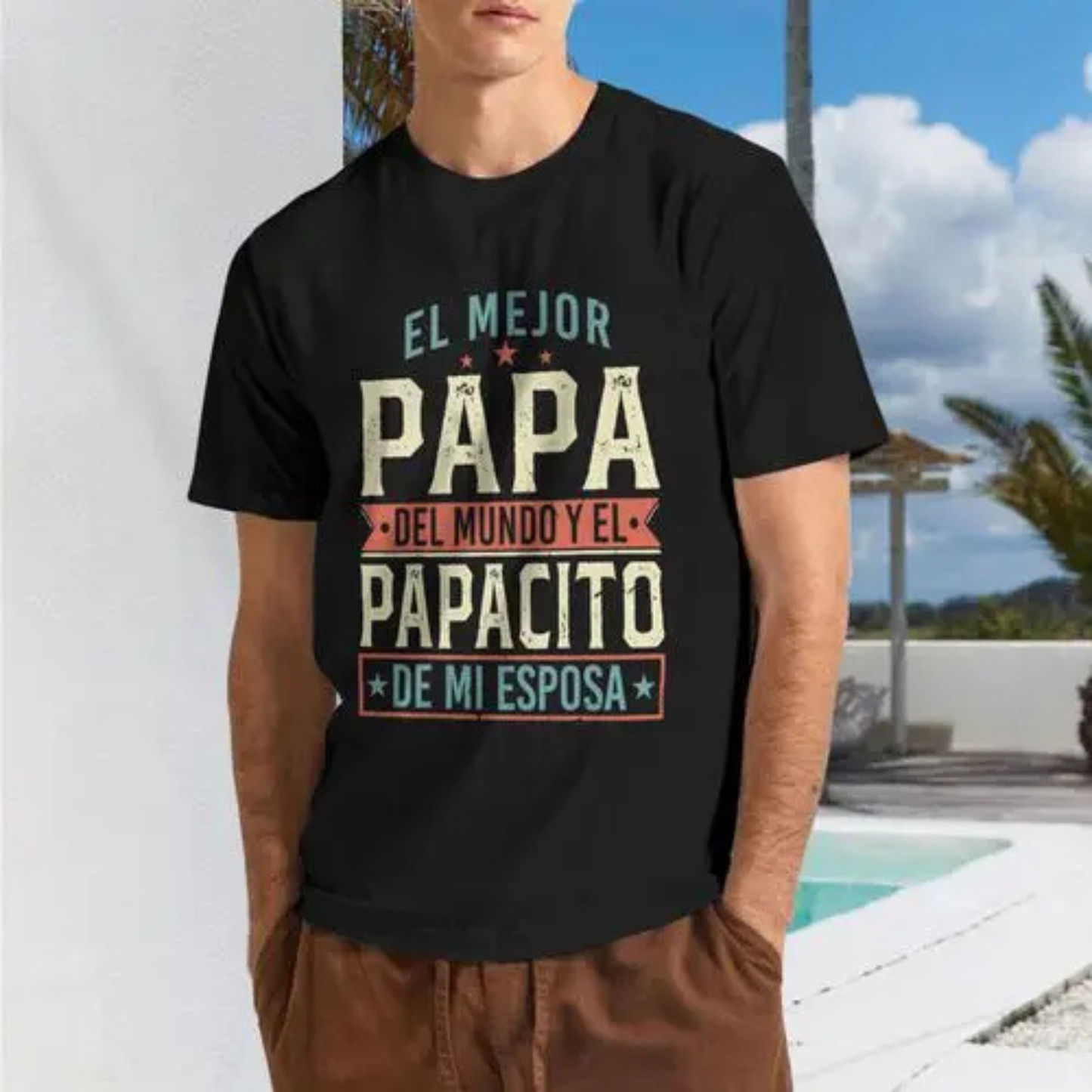 "Eres El Mejor Papá" Spanish Graphic Tee – Vintage Latino Father's Day Gift Shirt