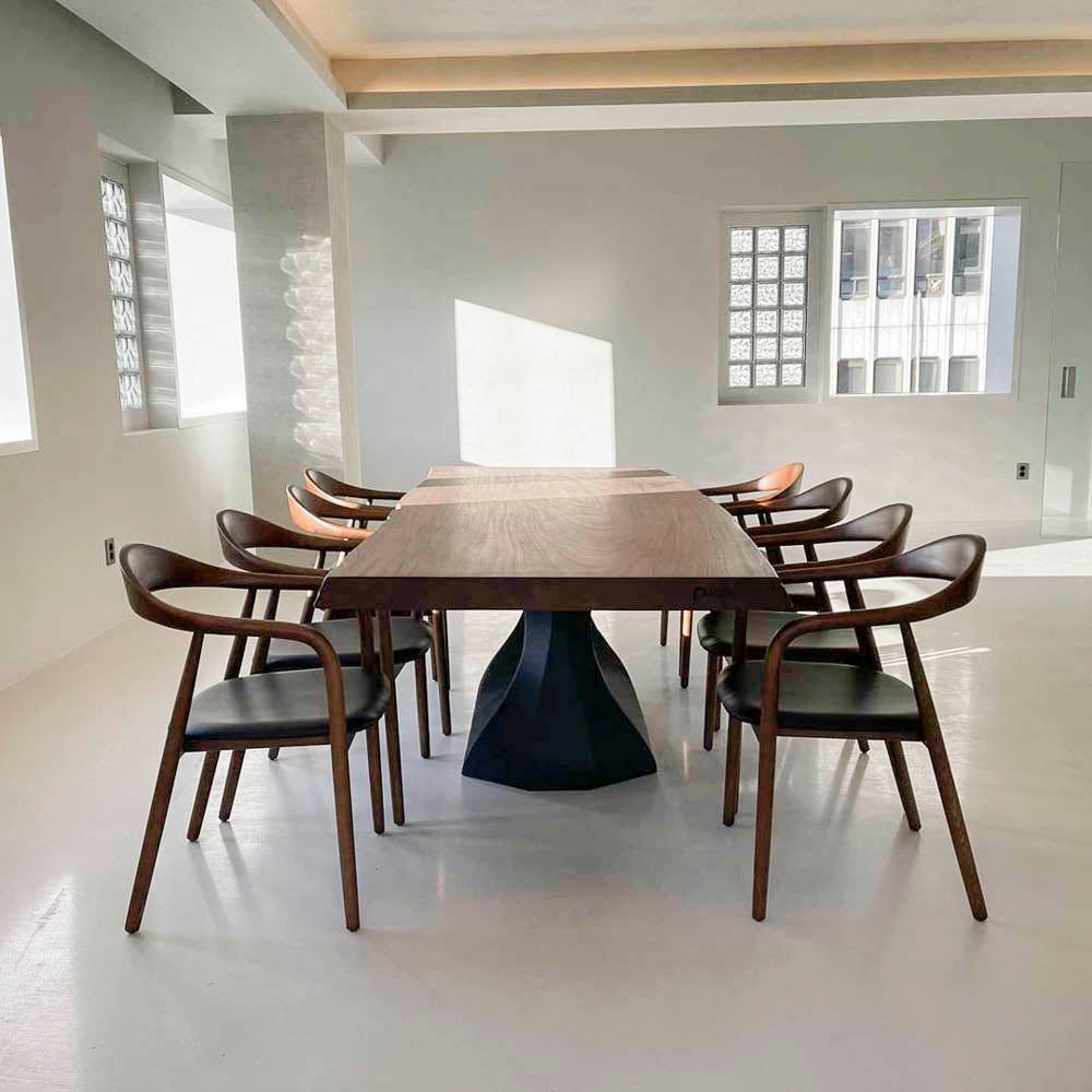 Dining Table Base 302 Uilani 28" H Metal Heavy-Duty Pedestal Stand