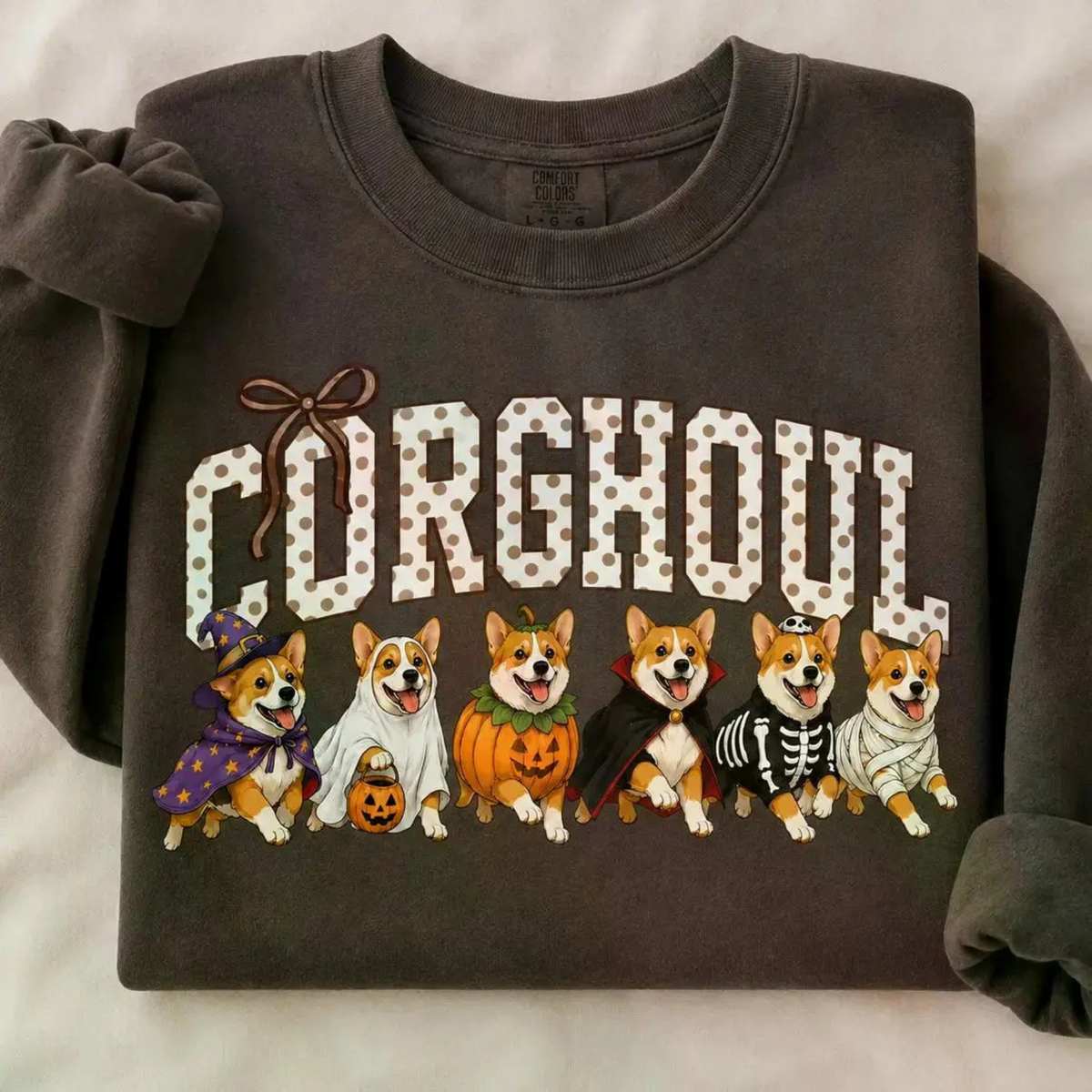 Halloween Dog Breeds Sweatshirt - Cozy Autumn Dog Mom Spooky Crewneck