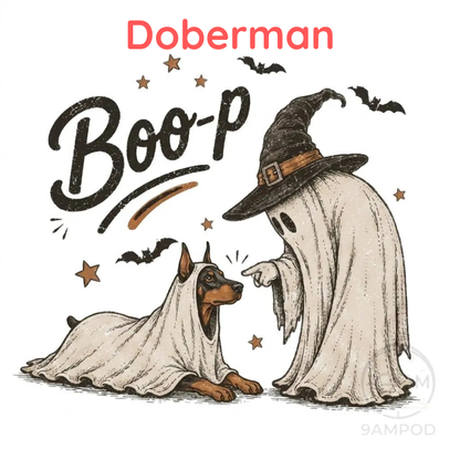 Comfort Colors® Boo-p Ghost Dog Shirt - Funny Halloween Dog Mom Graphic Tee