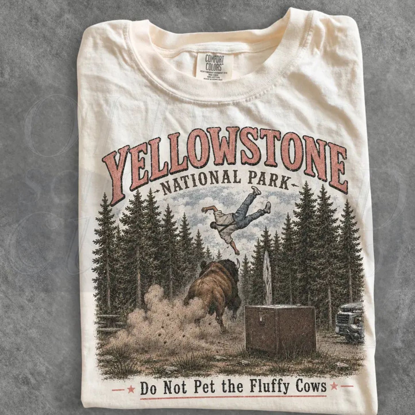 Do Not Pet The Fluffy Cows Shirt – Yellowstone Bison National Park Tee