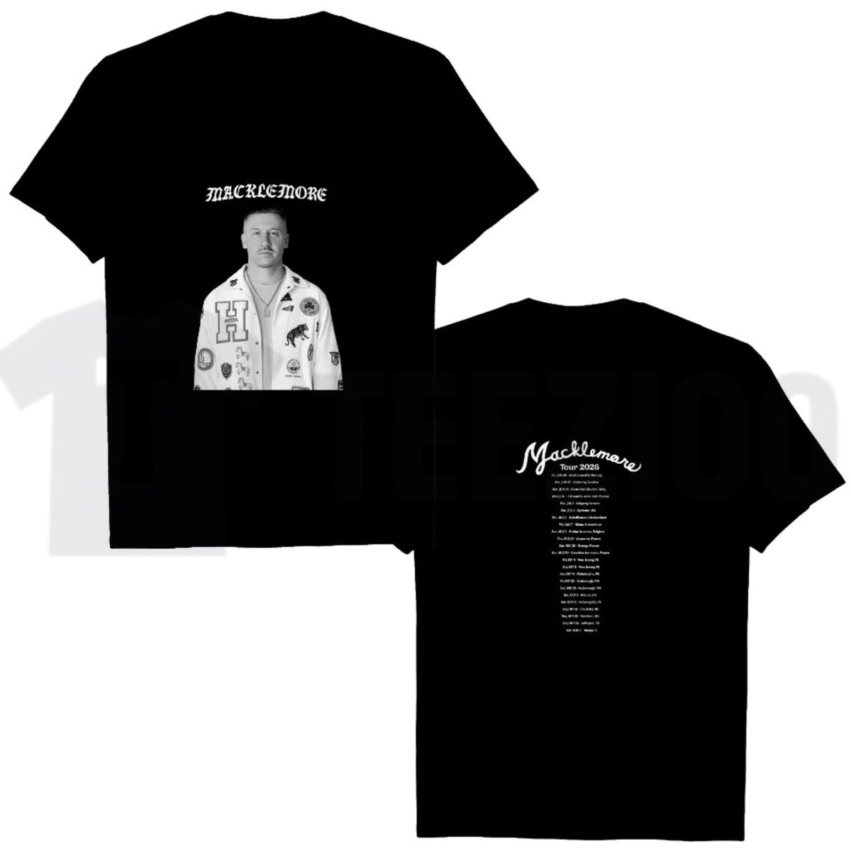Macklemore World Tour 2026 Top – Rap Hip Hop Fan Graphic Apparel