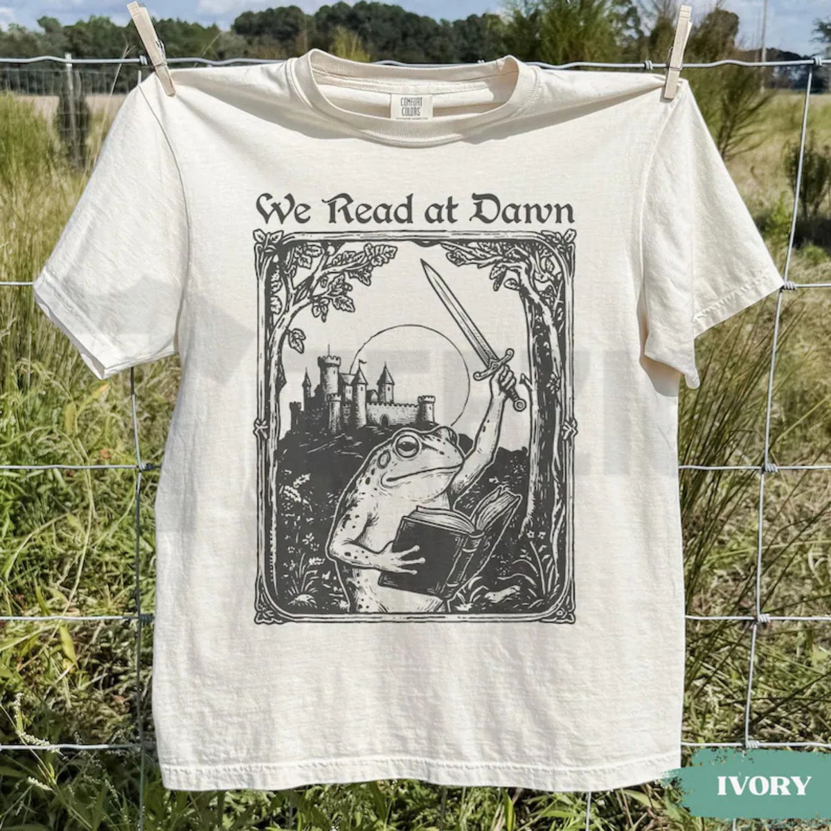 Funny Frog Meme We Read At Dawn Comfort Colors Shirt