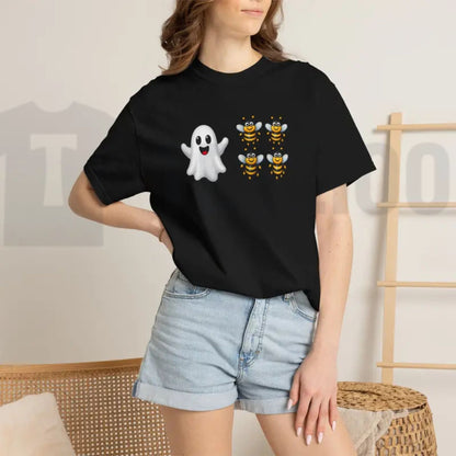 Funny Emoji Puzzle Halloween T-Shirt – Bo Bees Graphic Tee, Spooky Humor Costume Shirt