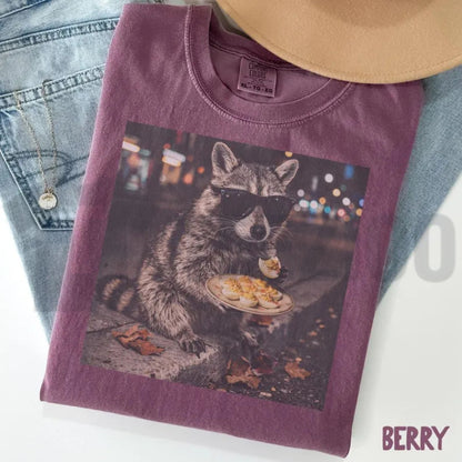 Deviled Eggs Raccoon Comfort Colors Shirt – Funny Thanksgiving Food Tee