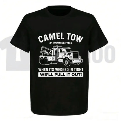 Camel Tow 24 Hour Service Innuendo Shirt – Heavyweight Retro Adult Humor Tee