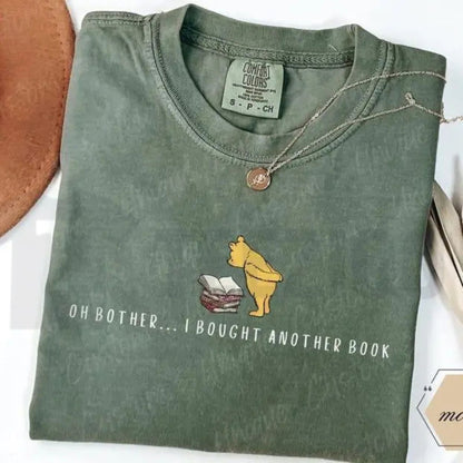 Funny Book Bear Reading Comfort Colors Shirt – Retro Cute Animal Tee