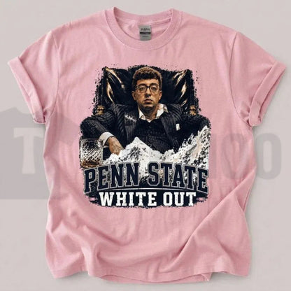 Penn State White Out T-Shirt – Nittany Lions Game Day Fan Tee, Happy Valley College Football Shirt for Men & Women