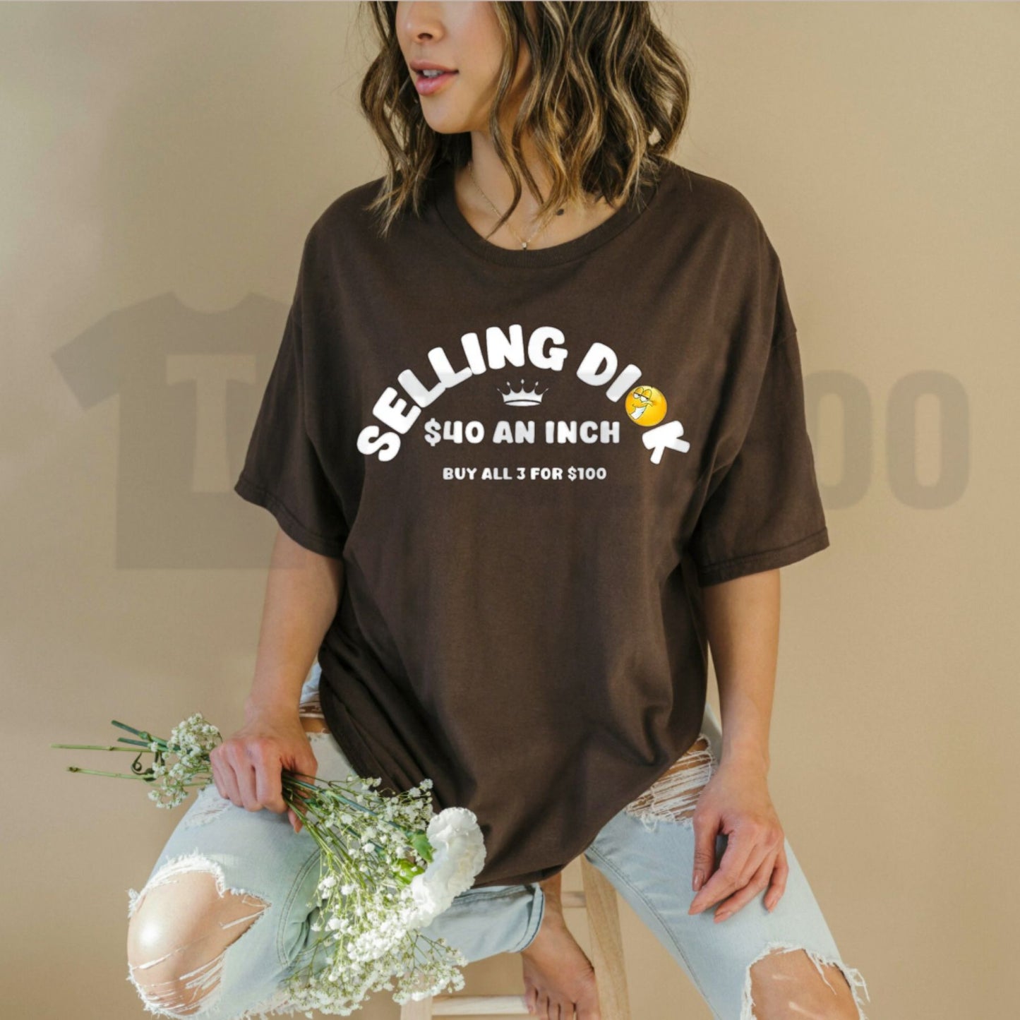 Selling Dick Funny Adult Meme Offensive Humorous Innuendo T-Shirt Top for Men