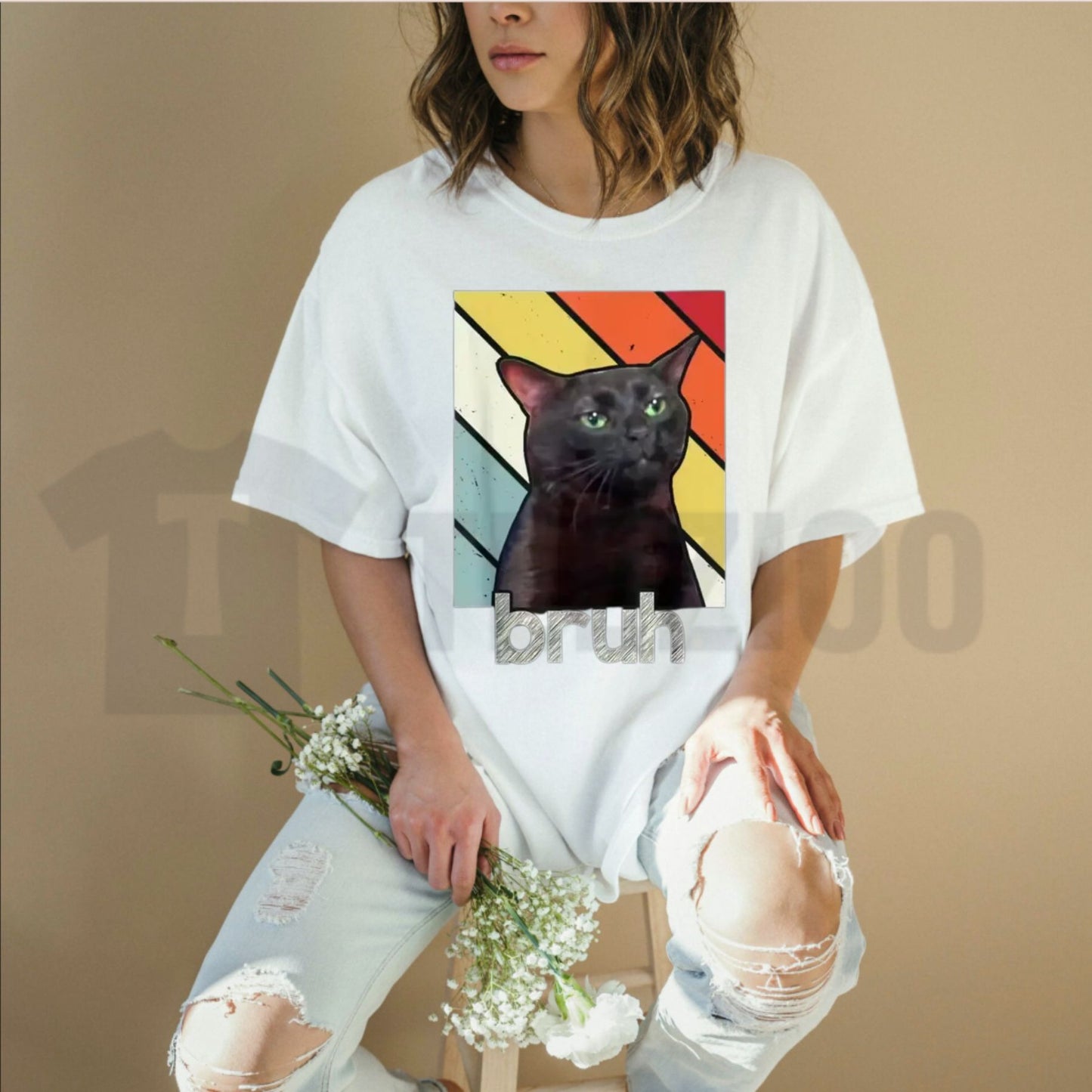 Funny Bros and Cat Meme Tee – Cute Boys Valentines Day Shirt