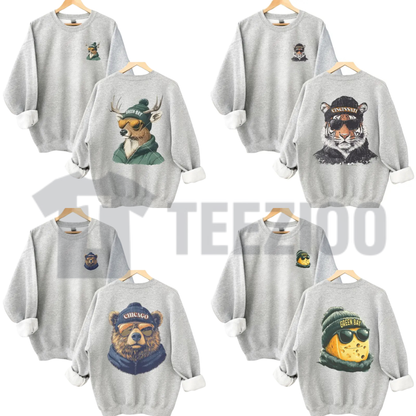Spirit Animal Football Sweatshirt - Game Day City Pullover