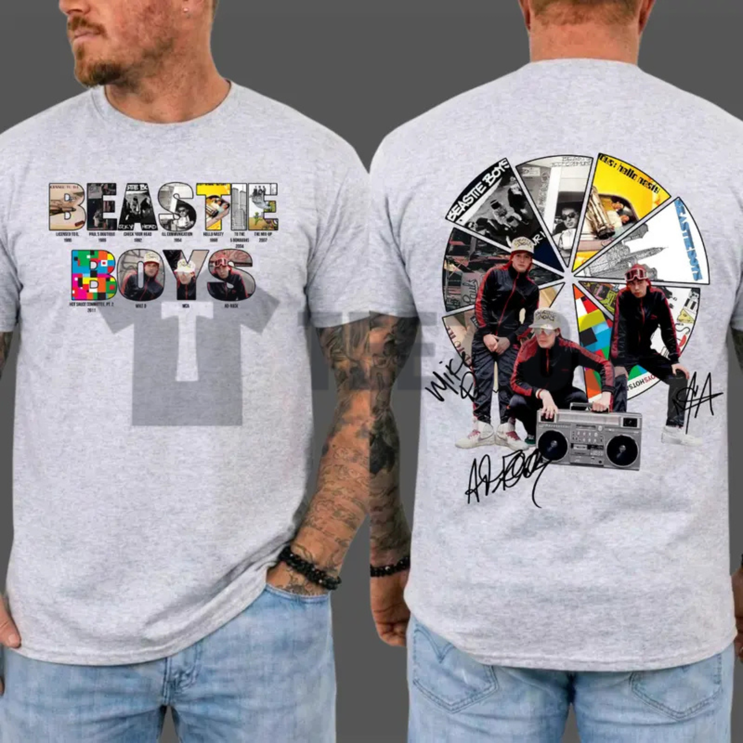 Beastie Boys Album T-Shirt - Vintage 90s Rap Hip Hop Streetwear Graphic Tee