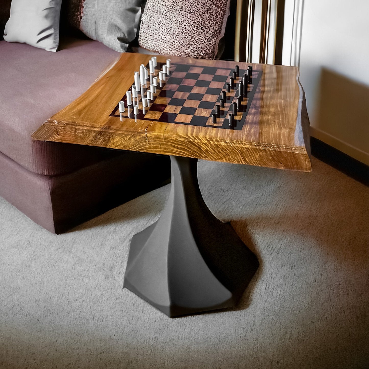 End Table Base 217 Lithe 20" H Minimalist Style