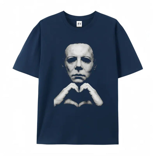 Horror "Michael Hand Heart" Graphic T-Shirt