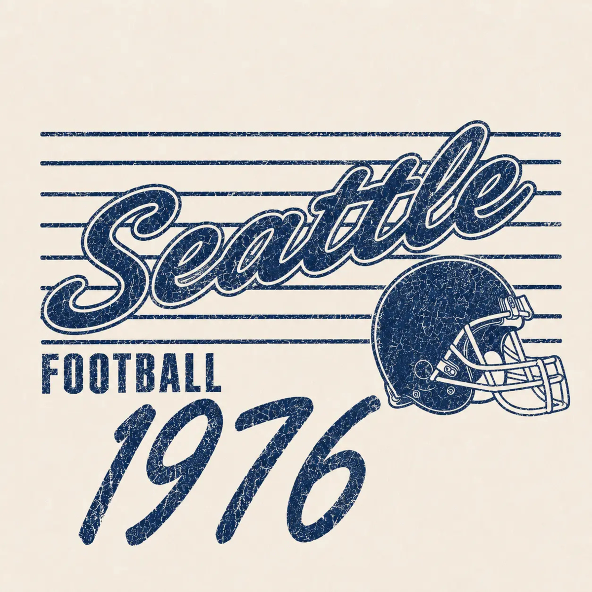 Vintage 90s All Teams Football Sand Shirt - Retro Game Day Graphic Tee