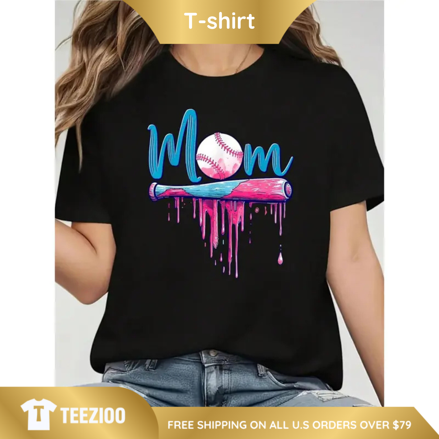 Funny Baseball Mom/Dad Short Sleeve T-Shirt