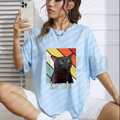 Funny Bros and Cat Meme Tee – Cute Boys Valentines Day Shirt