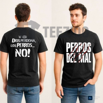 Los Perros del Mal AAA Faction Shirt - Lucha Libre Wrestling Graphic Tee
