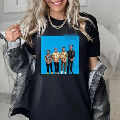 Hilarious Indie Rock Parody Top – Blue Album Parody Hunter Squad Graphic Apparel