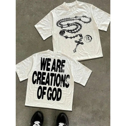 "We Are Creations Of God" Religious T-Shirt – Modern Streetwear Christian Graphic Tee