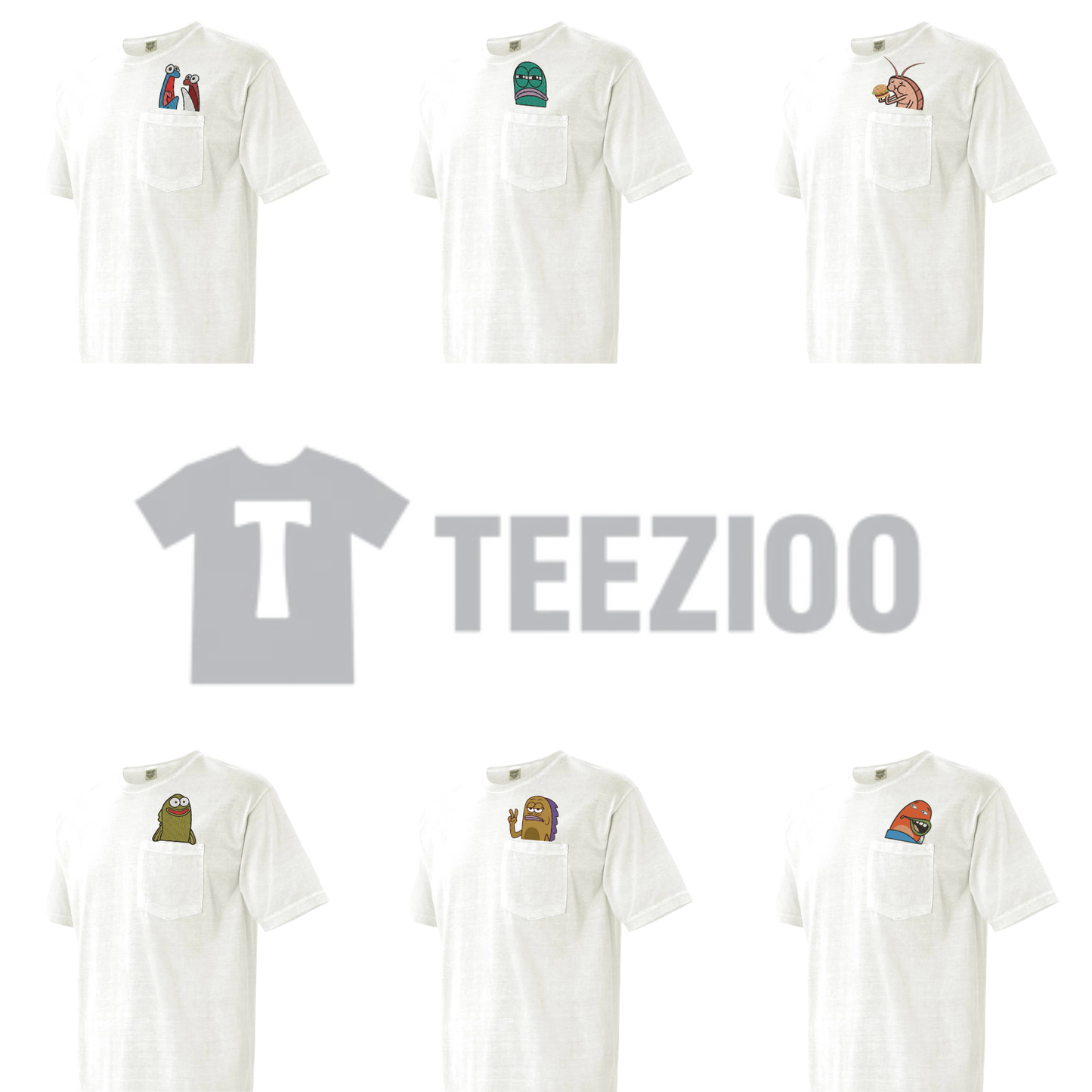 Comfort Colors® Embroidered "Fish Memes" Pocket Shirt - Witty Fisherman Graphic Tee