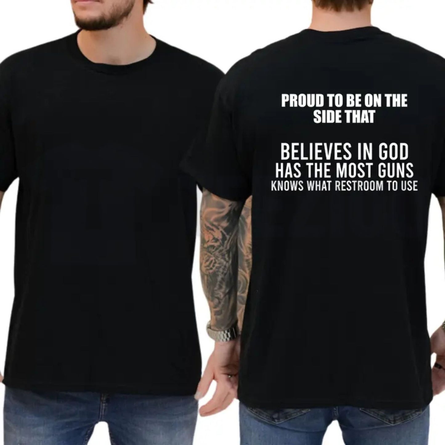 Proud To Be On The Side That Funny Republican Trump Supporter Conservative T-Shirt