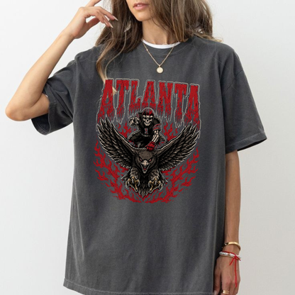 All 32 Teams Football Skull Shirt - Retro 90s Gridiron Graphic Tee