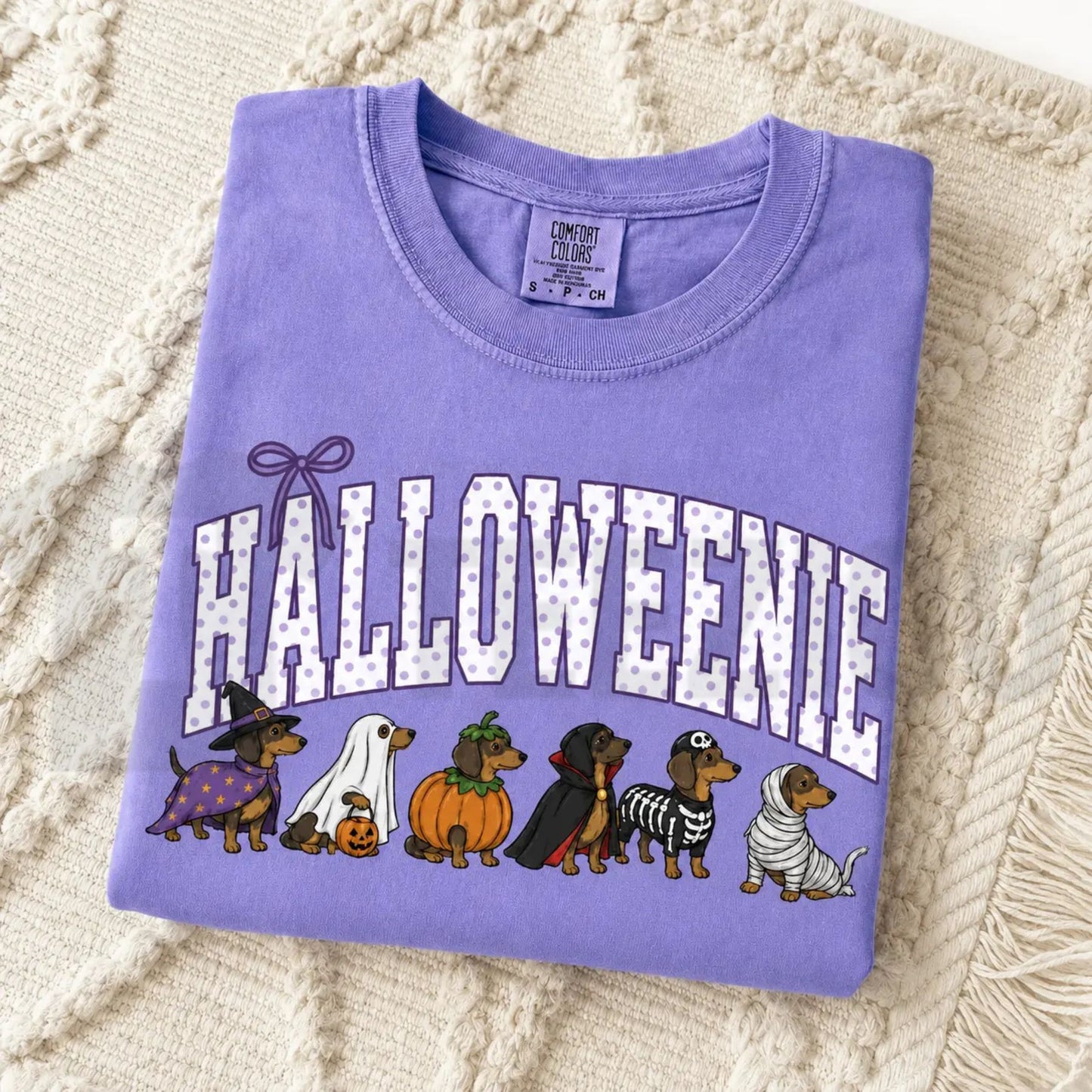 Comfort Colors Halloween Dog Breeds Shirt – Spooky Witch Hat Pumpkin Tee