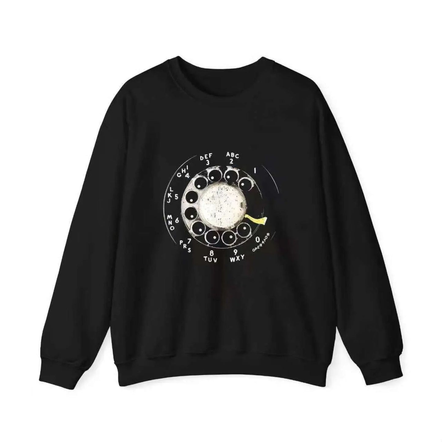 Vintage Rotary Phone Dial Shirt – Retro Analog Technology Hoodie, 100% Cotton Nostalgic Sweatshirt, Classic Tech Graphic Top for Men & Women