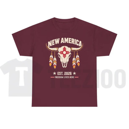 New Mexico Zia Symbol Pride Top – New America Graphic Southwestern Apparel