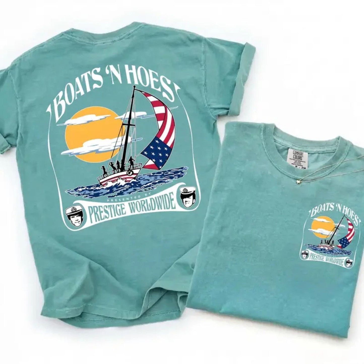 Retro Yacht Party Graphic T-Shirt – Funny Boat Life Tee, Vintage Comedy Inspired Summer Shirt