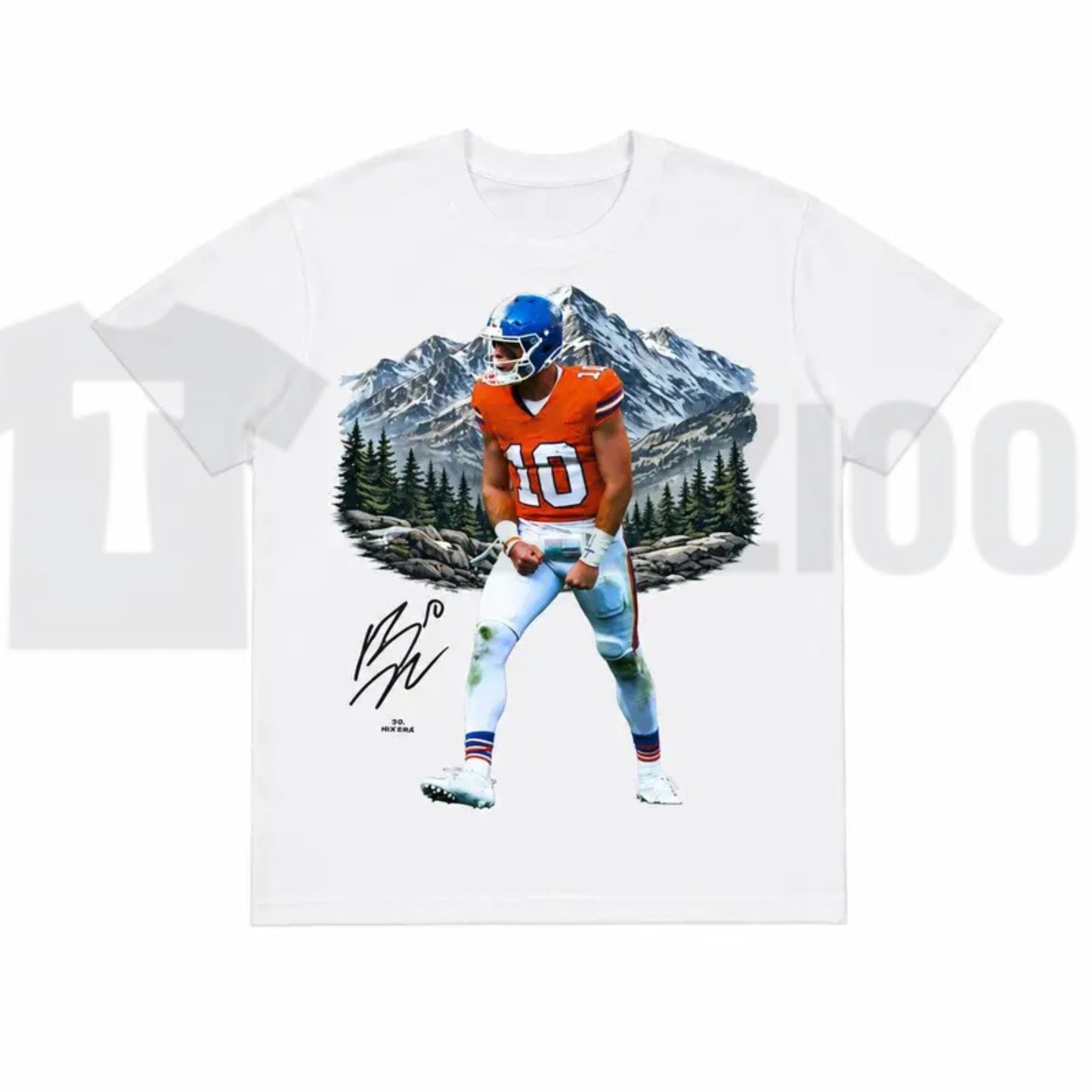 Men's 90s Style Bo Nix Graphic T-Shirt