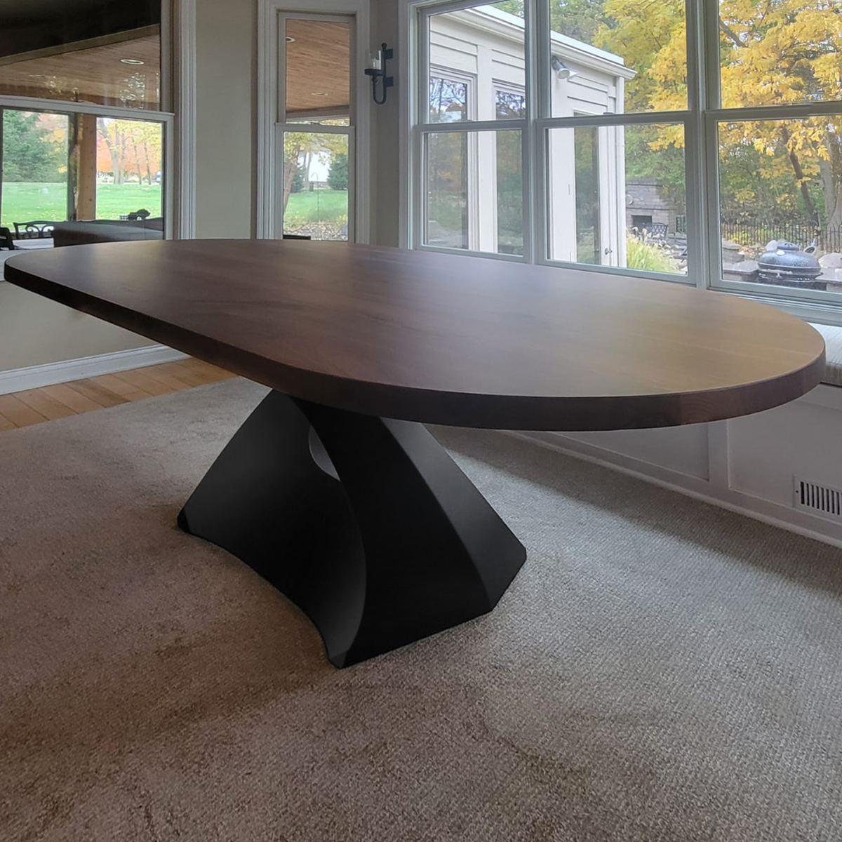 307 Tulipe 28" H Industrial Metal Table Base