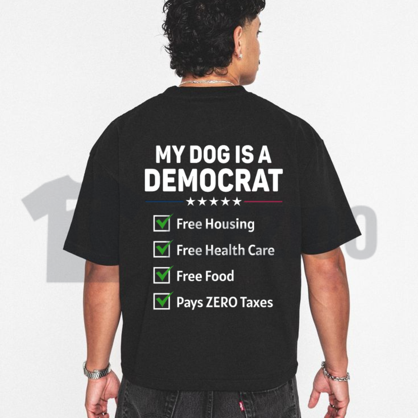 My Dog Is A Democrat Shirt | Funny Conservative 2026 Tee