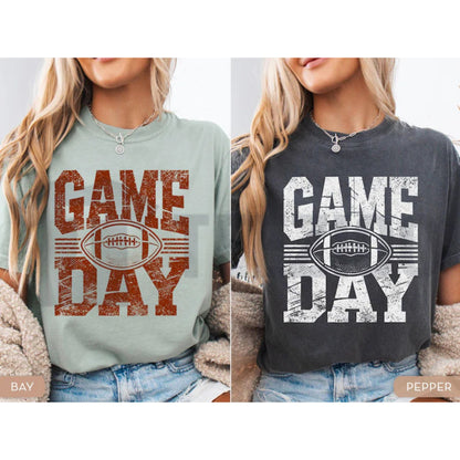 Football Season Comfort Colors Shirt – Game Day Football Mama Graphic Tee