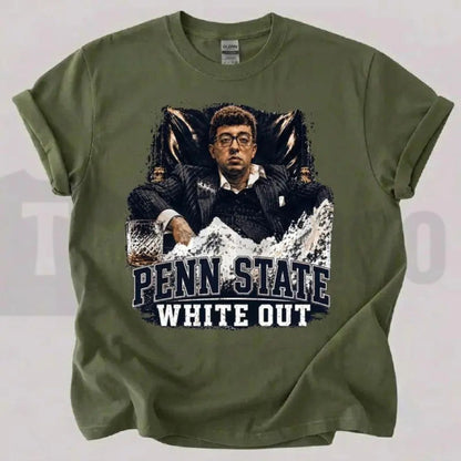 Penn State White Out T-Shirt – Nittany Lions Game Day Fan Tee, Happy Valley College Football Shirt for Men & Women