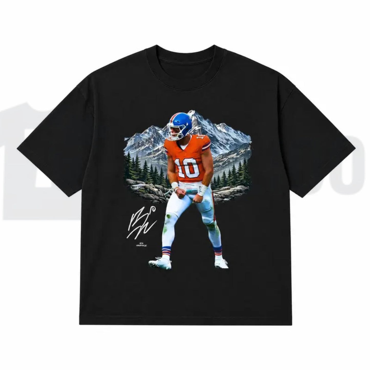 Men's 90s Style Bo Nix Graphic T-Shirt