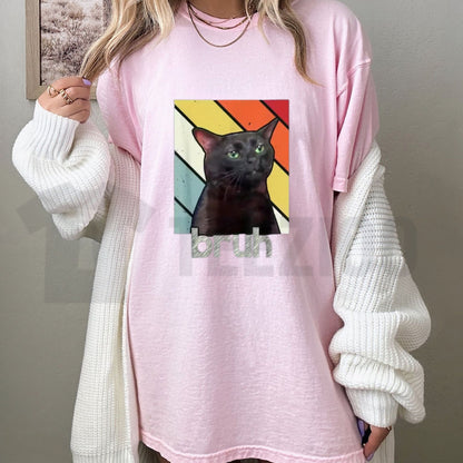 Funny Bros and Cat Meme Tee – Cute Boys Valentines Day Shirt