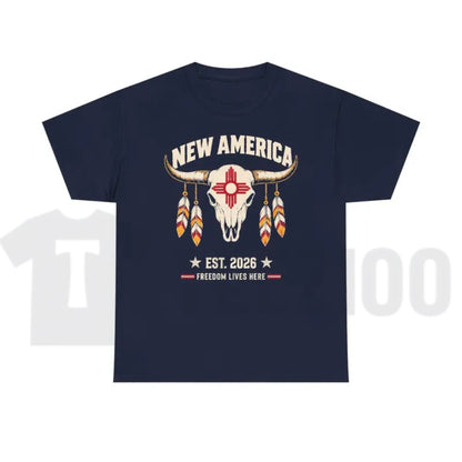 New Mexico Zia Symbol Pride Top – New America Graphic Southwestern Apparel
