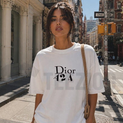 Pop Culture Icon Sabrina Carpenter & Dior A24 Graphic T-Shirt