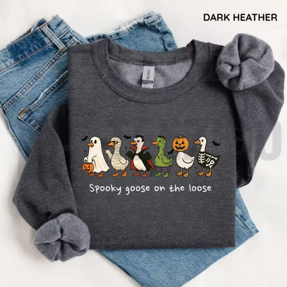 Spooky Goose on the Loose Sweatshirt – SEO Product Description