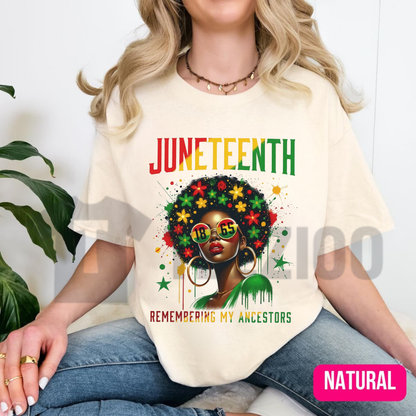 Women's Juneteenth 1865 Tee – Trendy African American Freedom Day Graphic Shirt