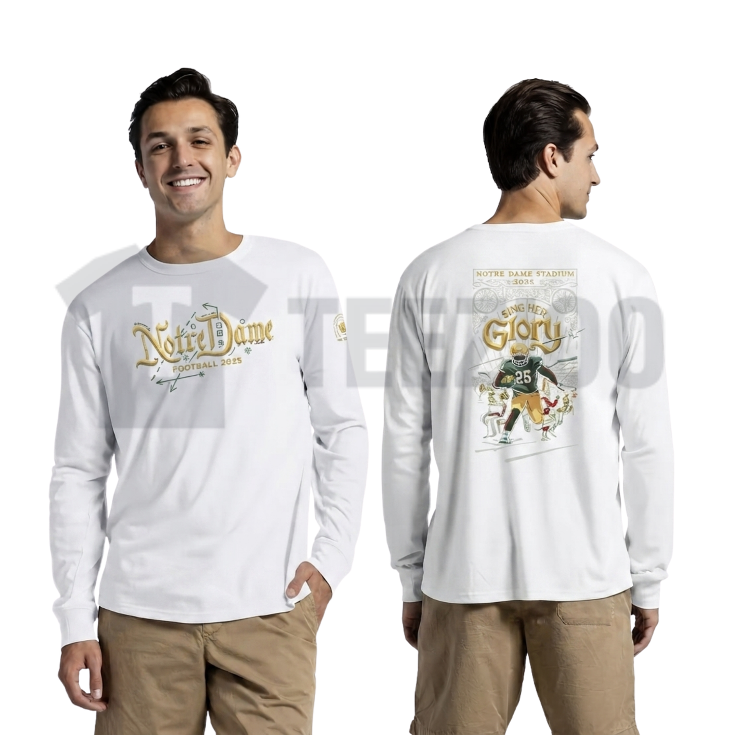 Men's Notre Dame Fighting Irish "The Shirt" 2025 Long Sleeve T-Shirt - Official Game Day Apparel