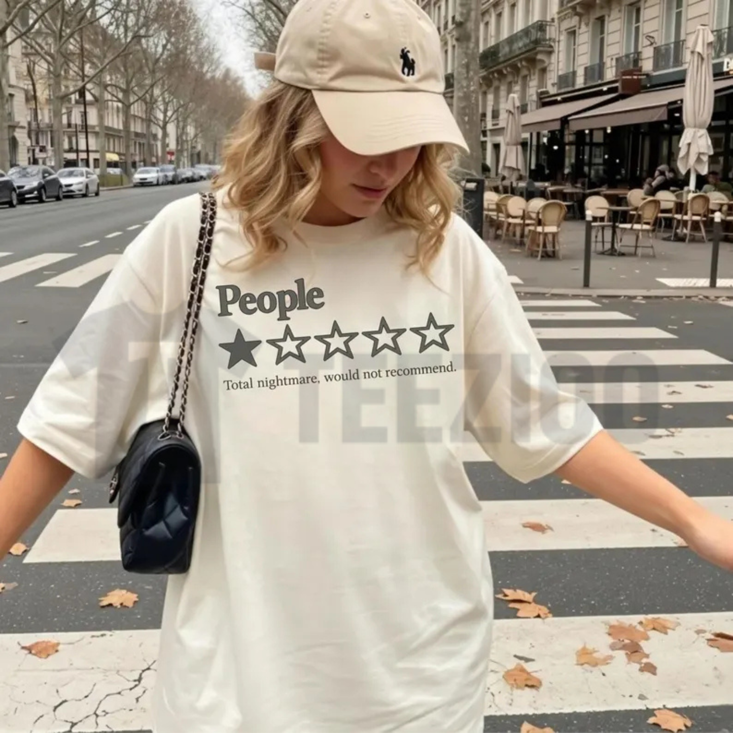 "Funny People One Star Review" Shirt - Sarcastic Introvert Graphic Tee